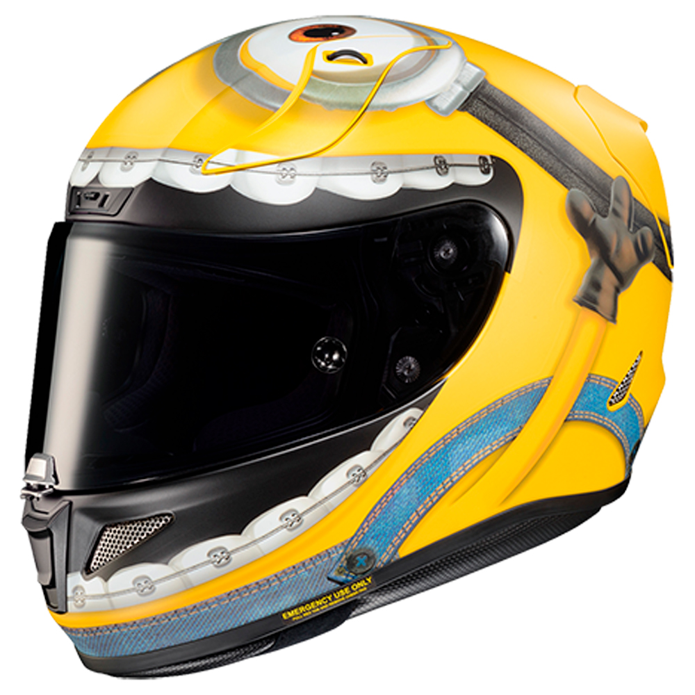 Capacete Hjc Rpha 11 Minions Otto Amarelo