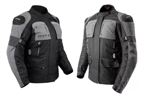 Jaqueta Texx Armor Preta e Cinza Kit Casal