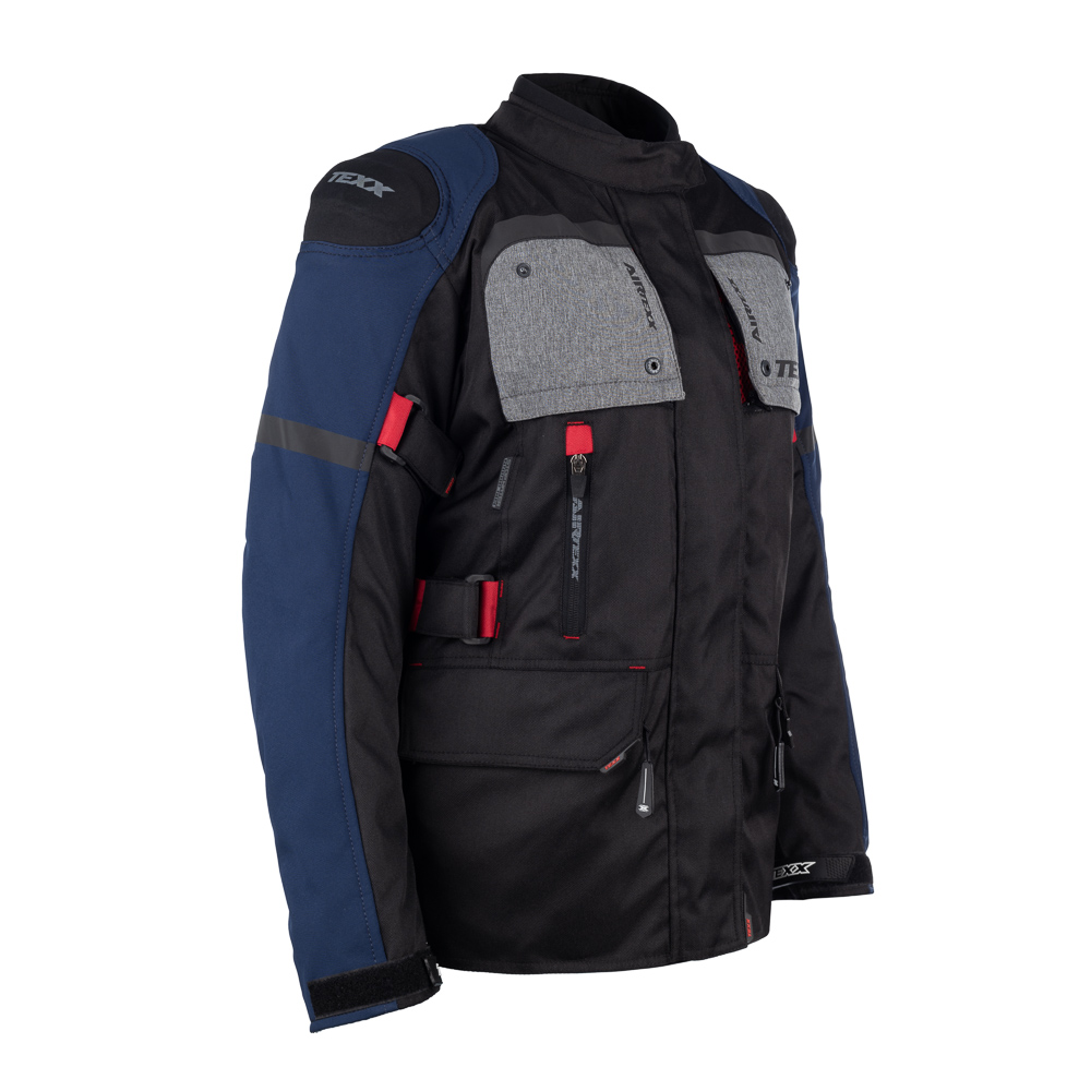 Jaqueta Texx Armor Ld Fem Pret Azul Verm ...